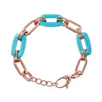 Pulsera Bronzallure Mujer Bracciale in Aleación de Metal Turchese ESBZ01736MG